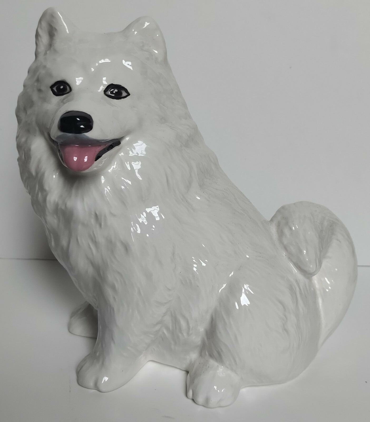 Collectible Vintage Samoyed Dog Figurine - Glazed - From Georgie\'s Cermamics Collectible Vintage Samoyed Dog Figurine - Glazed - From Georgie\'s Cermamics