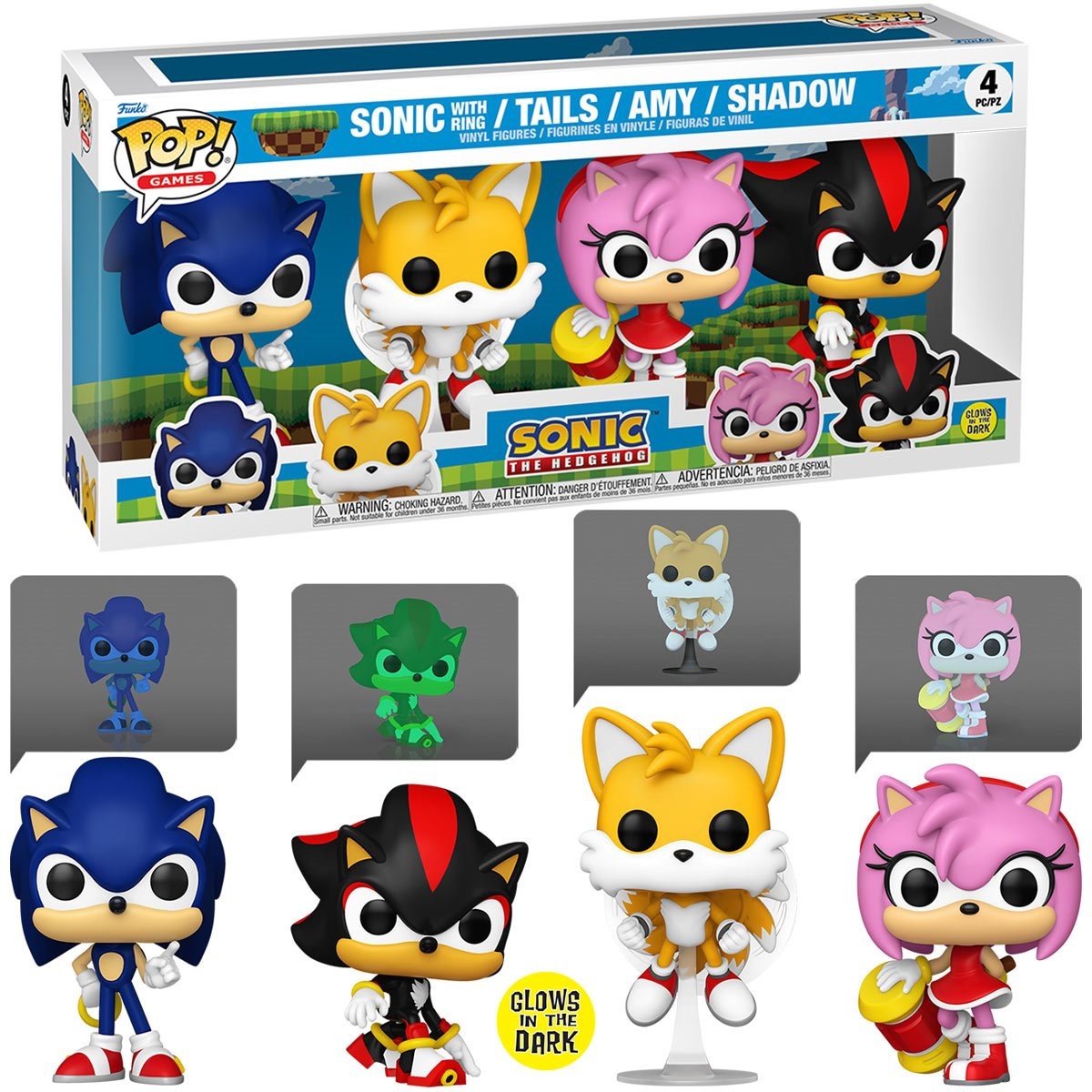 sonic funko four pack