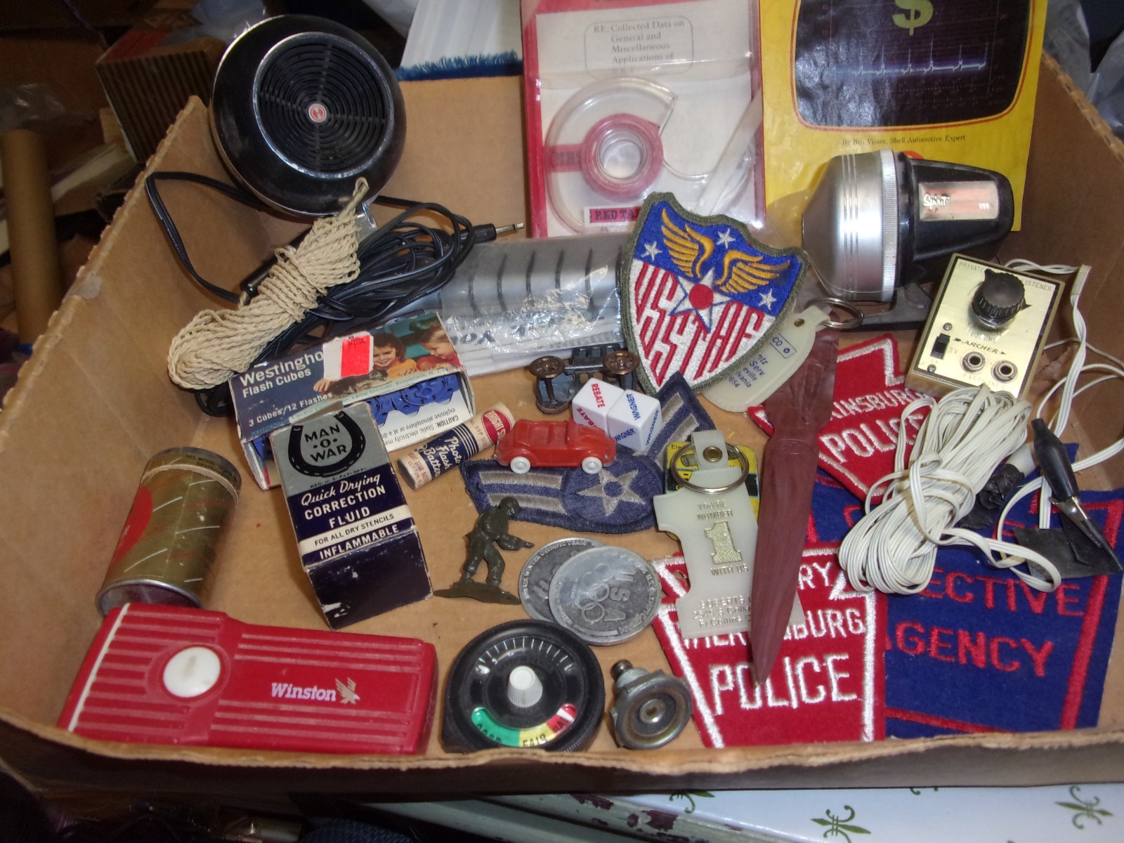 Vintage junk drawer clean out