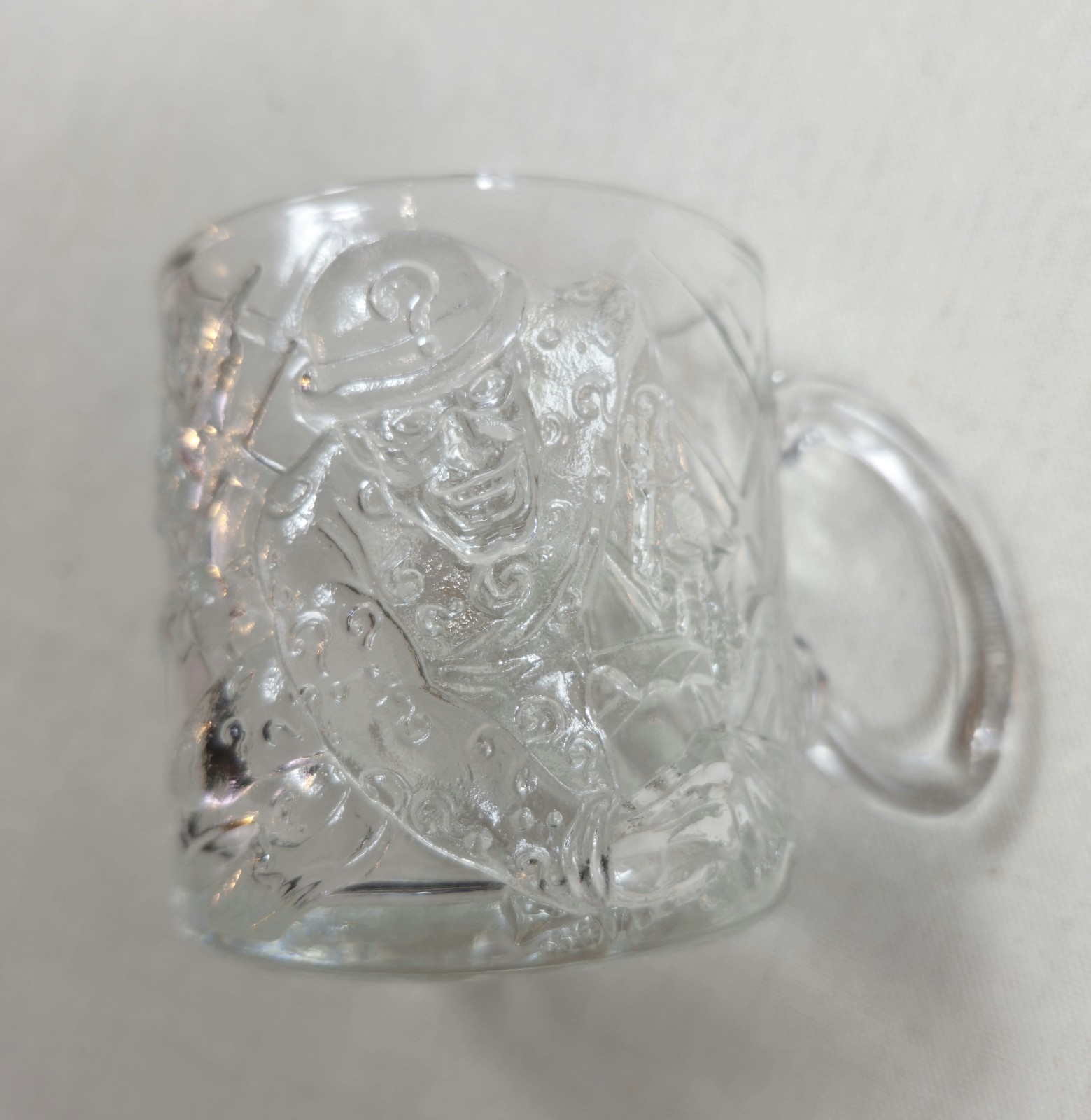 Vintage 1995 Batman Forever Riddler McDonalds 3D Glass Mug