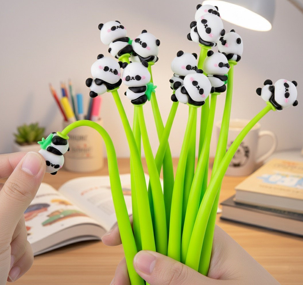 12pcs Cute Panda Sway Pens，Shake School Supplies ,Party ,Gift,Fun goodies bag