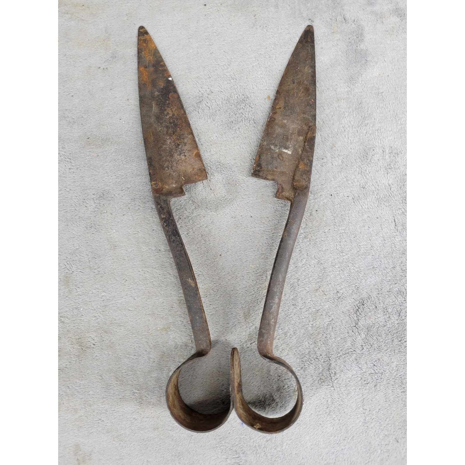 Antique Keen Kutter Sheep Shears Forged Steel Manual Wool Trimmers Primitive