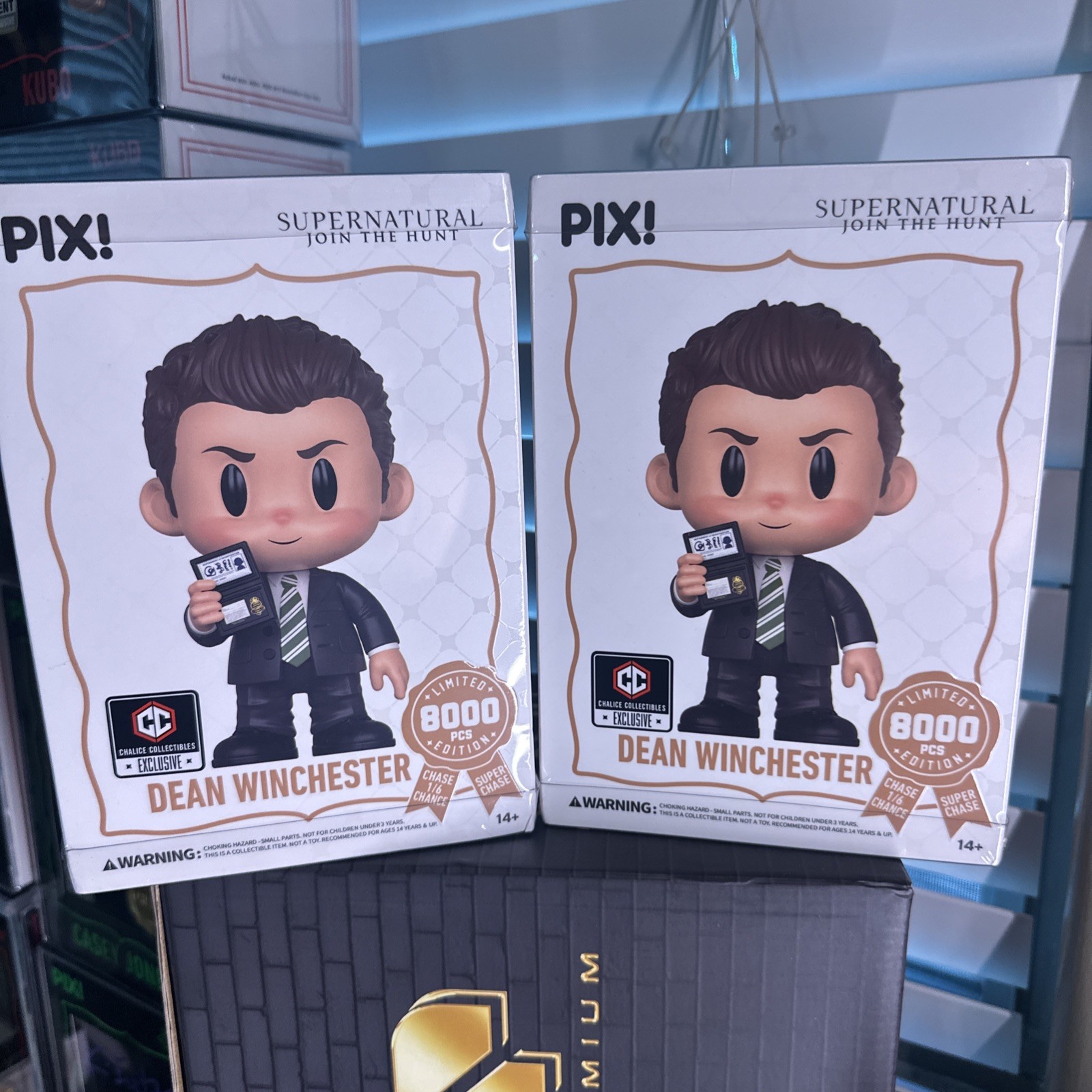 Thrilljoy Pix Supernatural Dean Winchester Chalice Exclusive 1 Sealed boxes