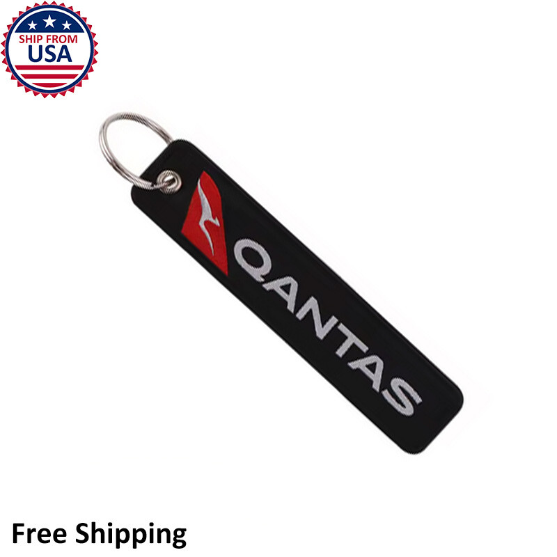 Qantas Airline International Collectibles Car Keychain Travel Luggage Bag Tag Qantas Airline International Collectibles Car Keychain Travel Luggage Bag Tag