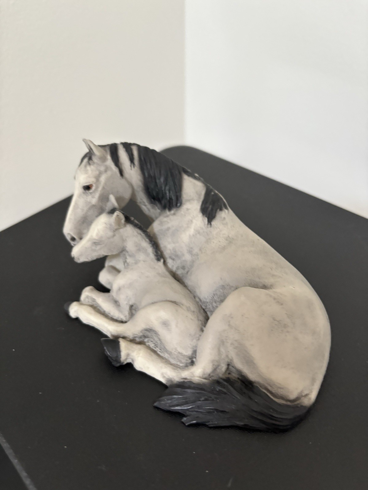 Vintage Castagna Sculpture Gray Horse & Foal Figurine 1988, Made In Italy “NEW” Vintage Castagna Sculpture Gray Horse & Foal Figurine 1988, Made In Italy “NEW”
