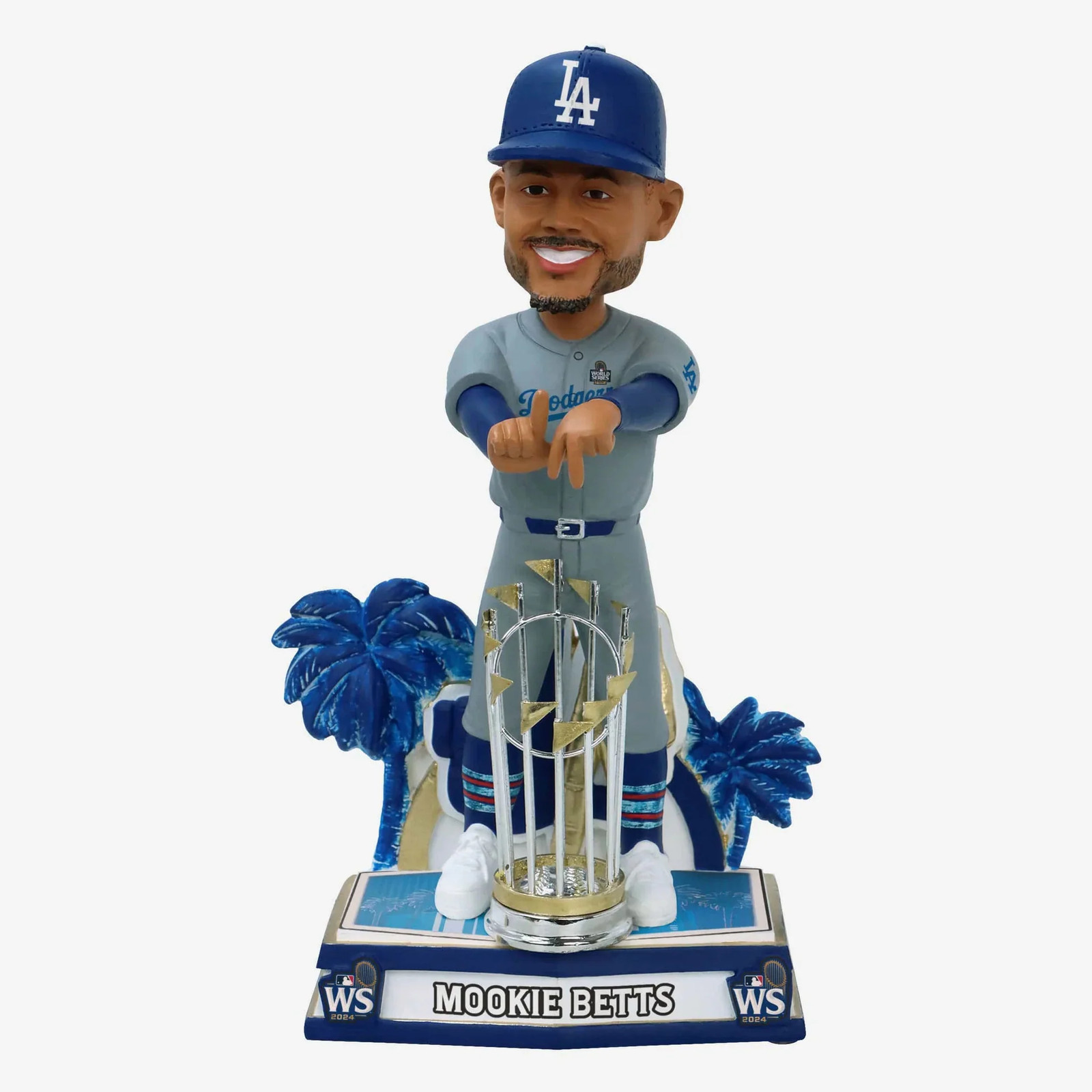 Mookie Betts Los Angeles Dodgers World Series Champions LA Gesture Bobblehead Mookie Betts Los Angeles Dodgers World Series Champions LA Gesture Bobblehead