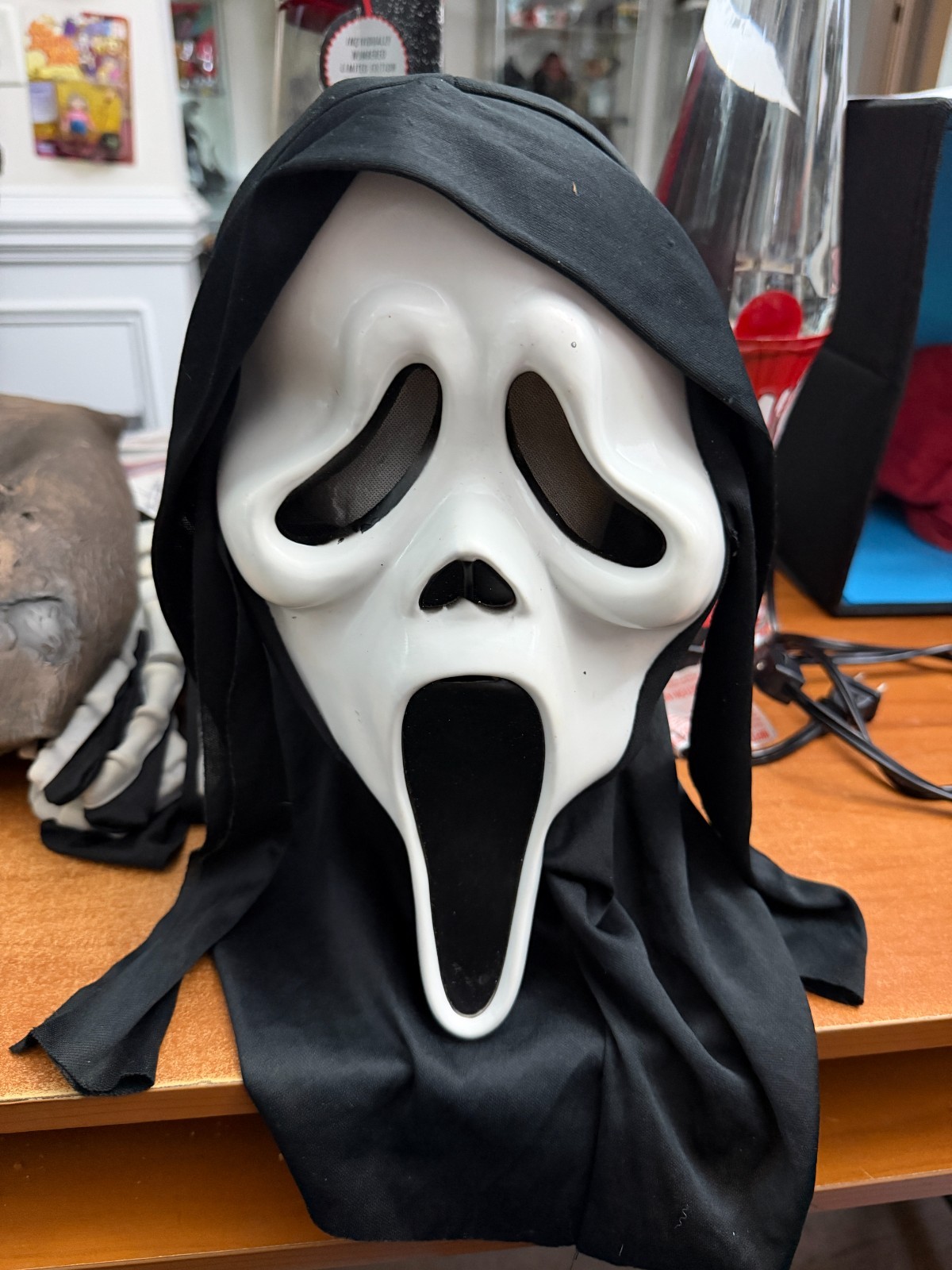 Scream Ghost Face Mask Halloween Horror Latex Mask Screamer Ghostface Masks