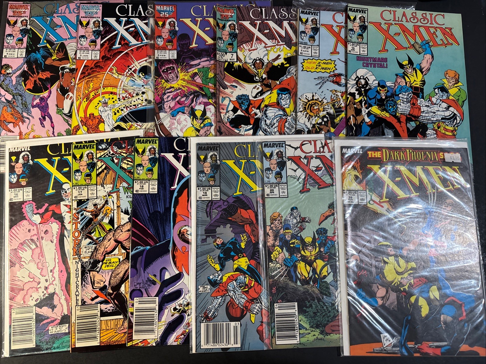 Marvel Comics Classic X-Men Lot of 12• Between 4-39• 4 5 6 7 8 15 16 17 18 19 20