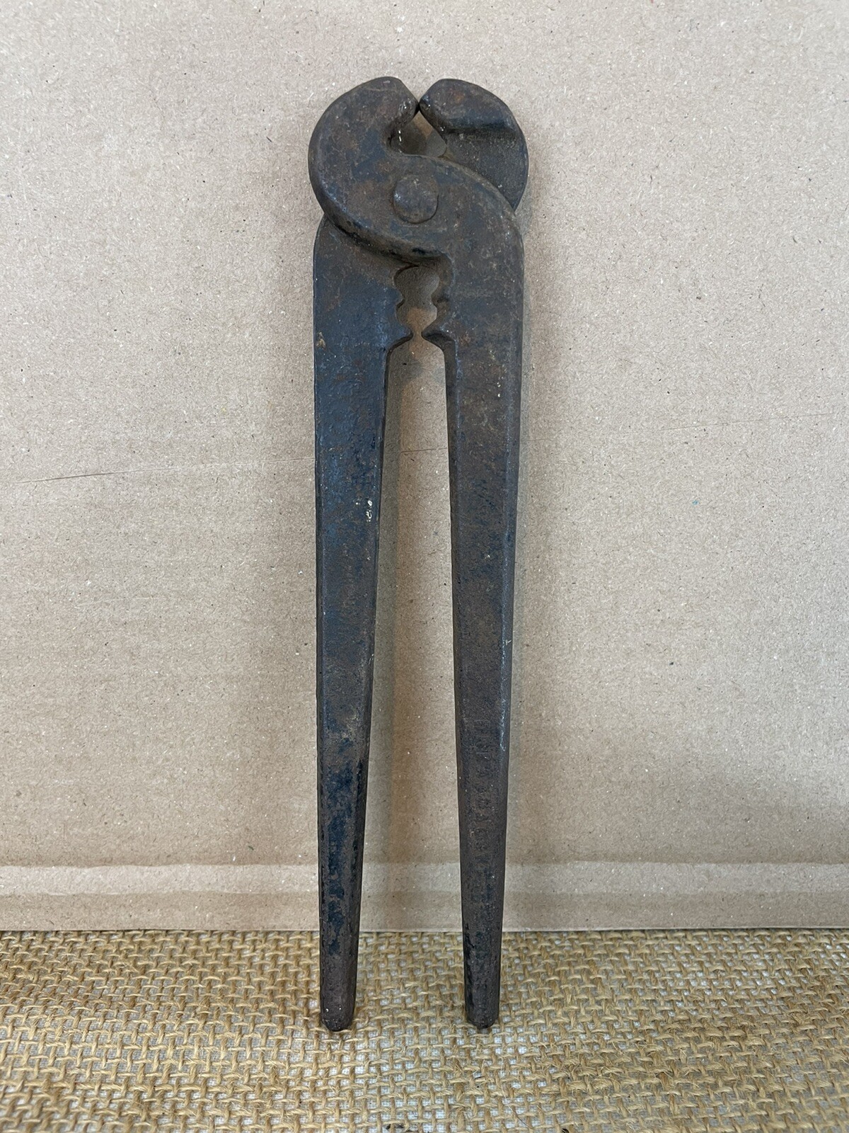 Antique Iron Dreadnaught Chain Pliers Tool