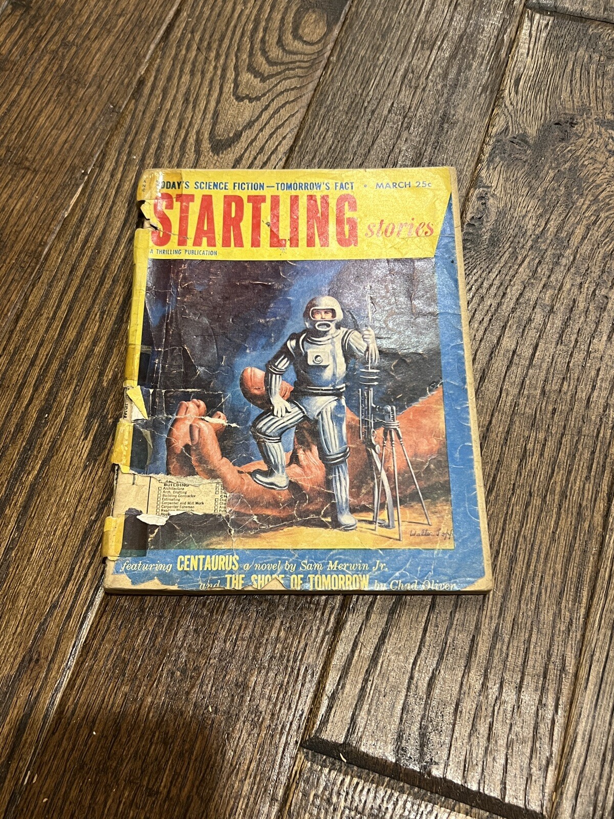 VTG Startling Stories March 1953 Magazine Centaurs Comics Sci-fi
