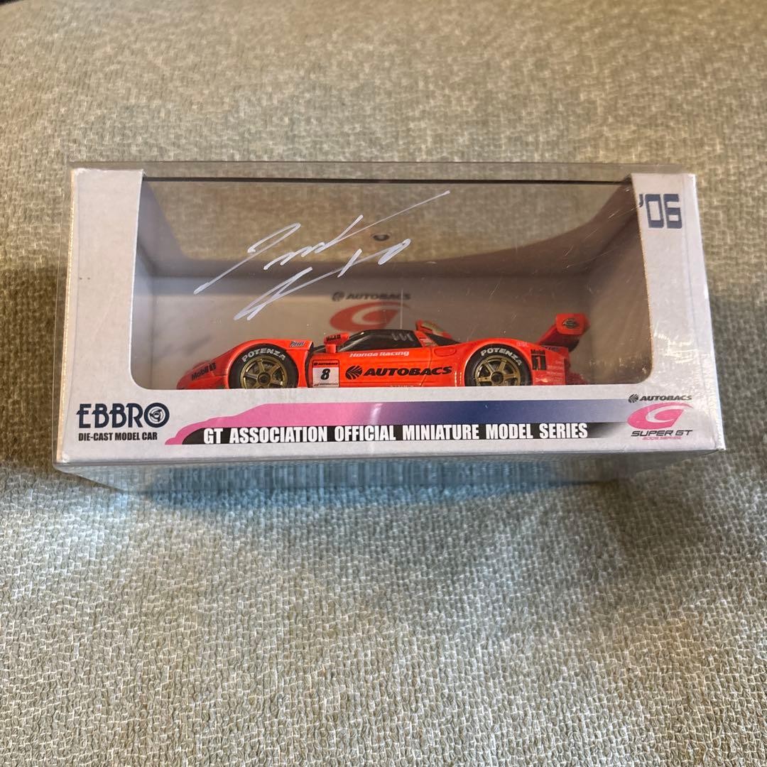 EBBRO 1/43 ARTA NSX No.8 SUPER GT 2006 Diecast Model Signed by Daisuke Ito