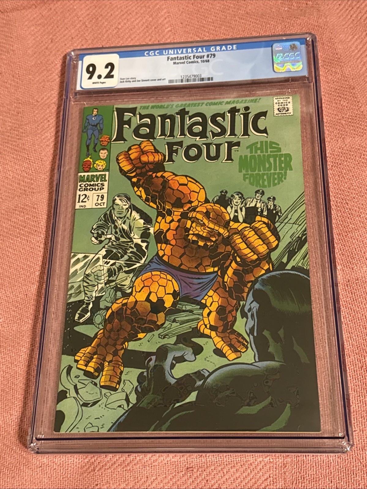 Fantastic Four #79, CGC 9.2, White Pages, Marvel Comics, 1968