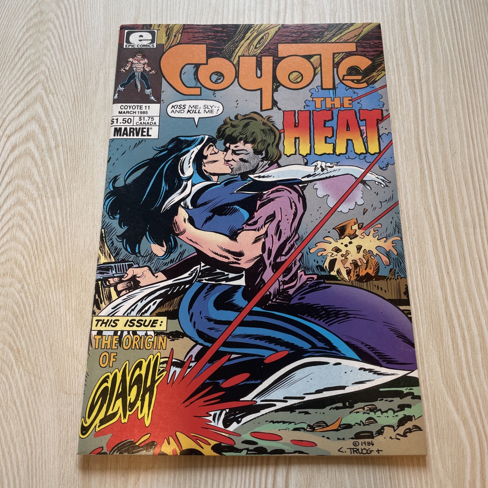 Coyote #11 Comic Book (1985) First Todd McFarlane Artwork VF/NM