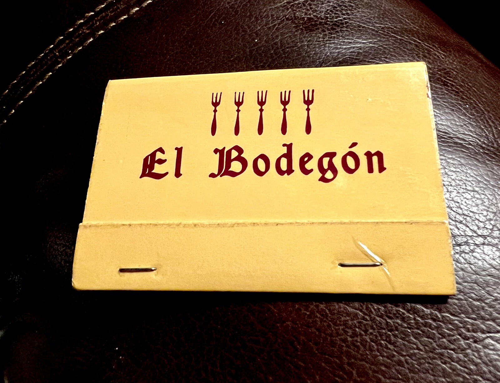 El Bodegon Restaurant, Madrid, Spain, Full Unstruck Matchbook