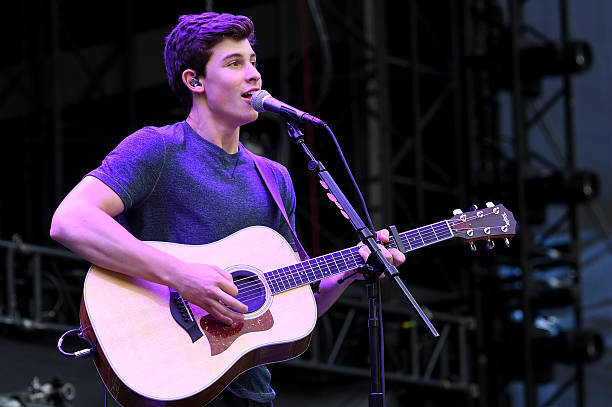 Shawn Mendes opens for Taylor Swift onstage during The 1989 World - Old Photo Shawn Mendes opens for Taylor Swift onstage during The 1989 World - Old Photo