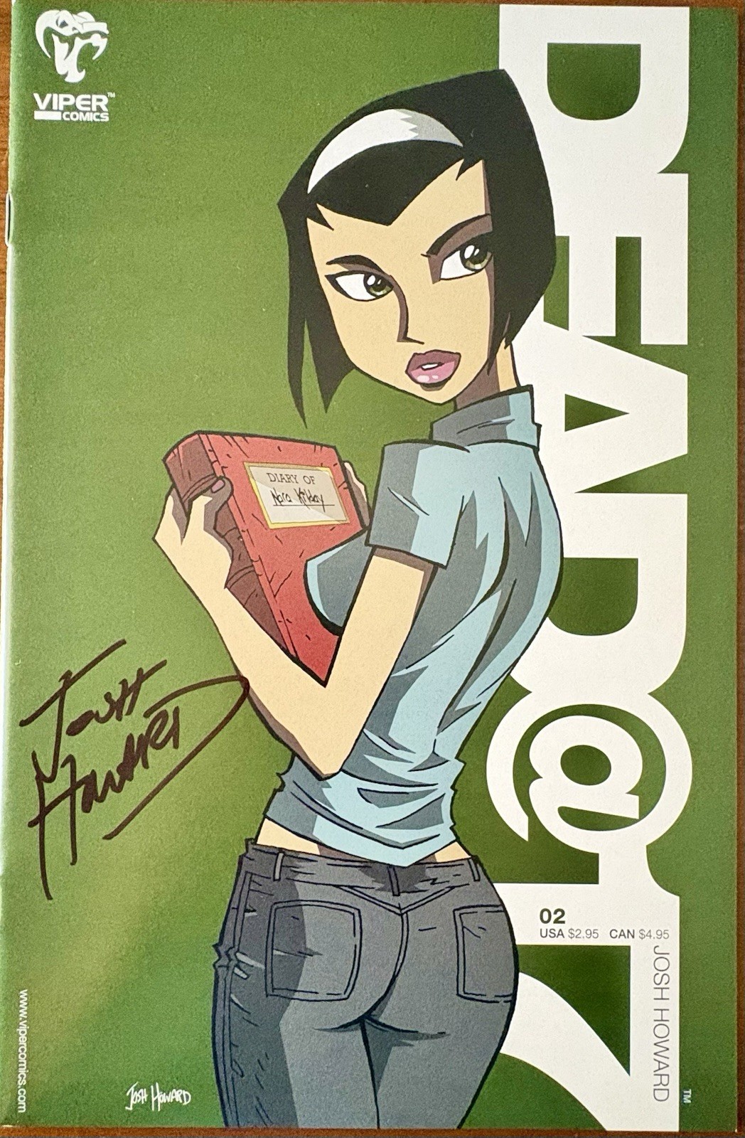 SIGNED Dead@17 #2 Josh Howard comic Viper 2003 comics - Authenticated