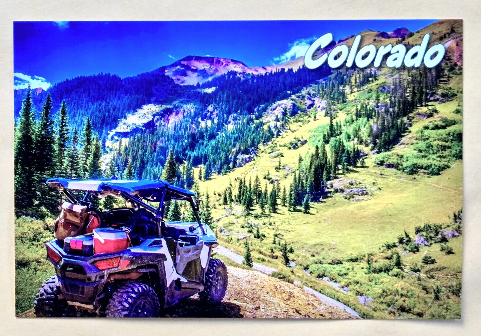 Postcard CO: ATV'n In Colorado 