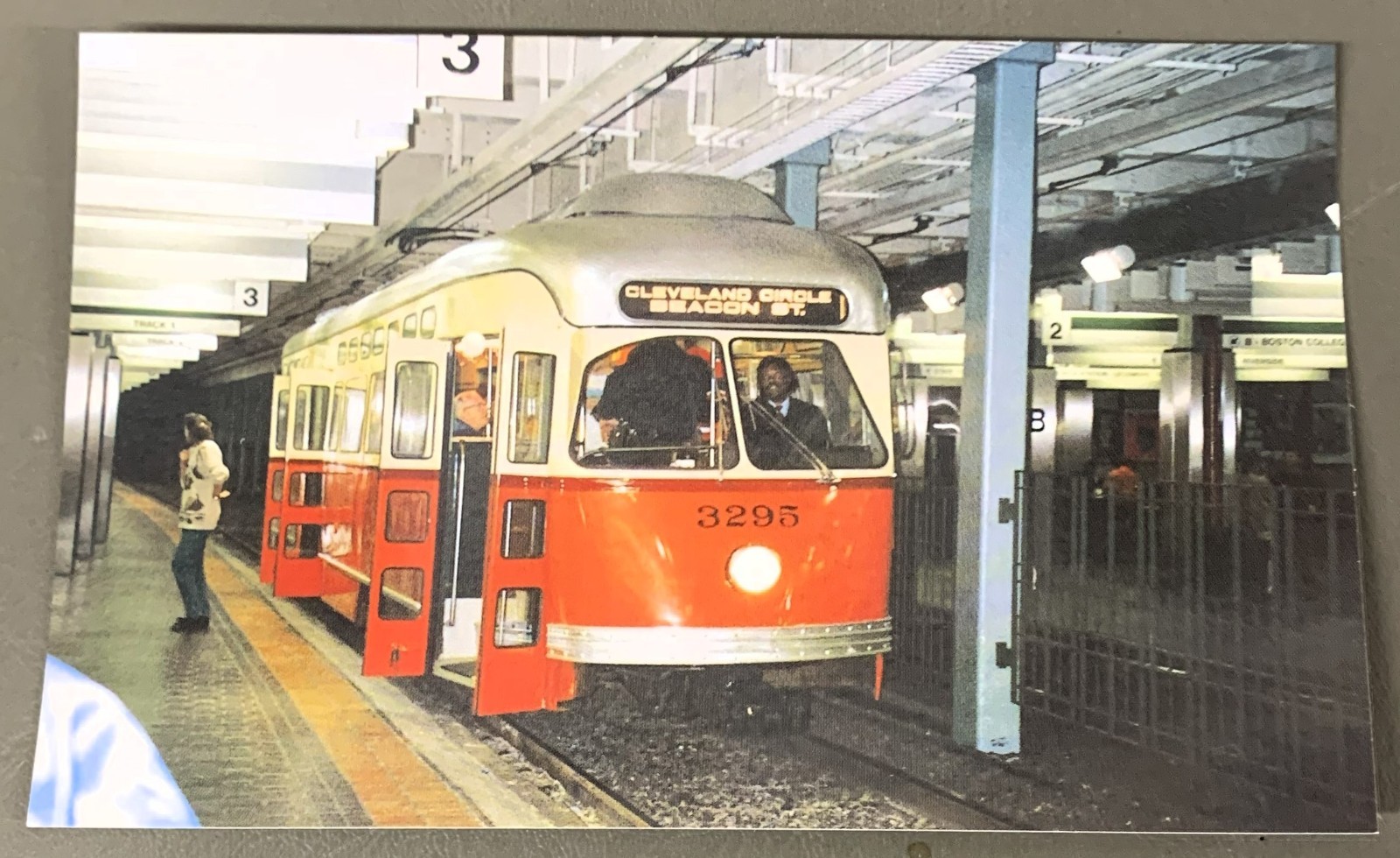 T1707    BOSTON, MA.     POSTCARD,  BOSTON  MTA