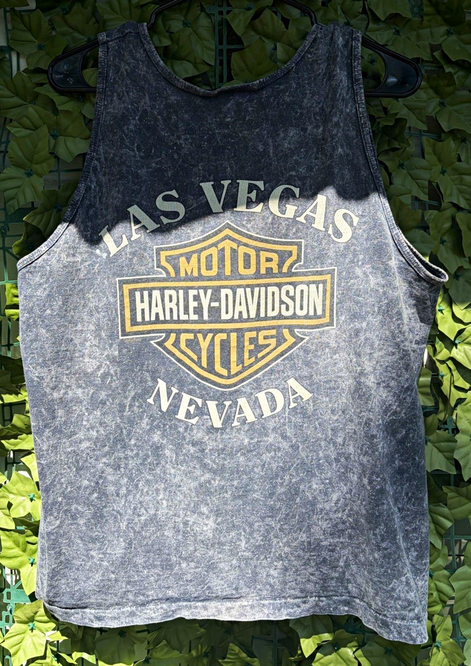 Vintage 1997 Harley Davison single stitch tank top Las Vegas size L