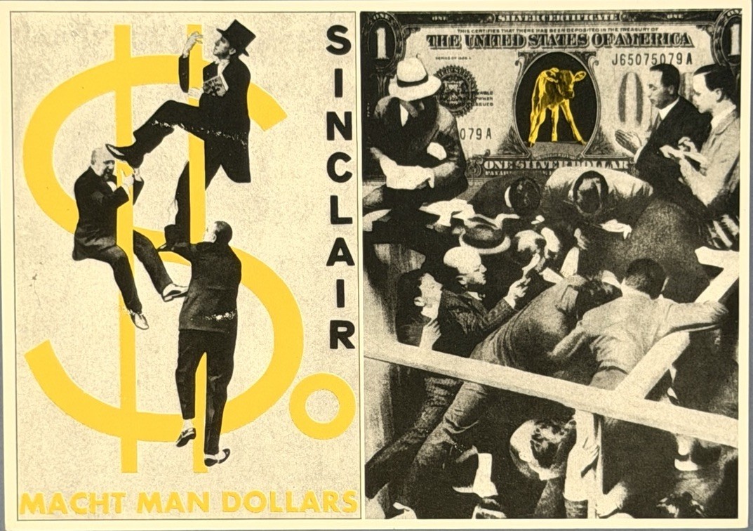 John Heartfield Photomontage Vintage Art Postcard - Book Cover, 1931