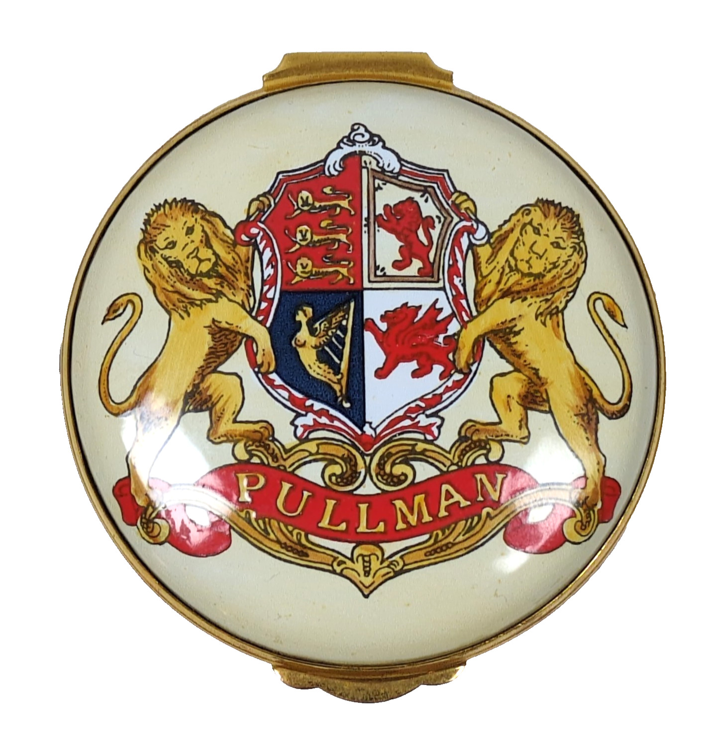 Venice Simplon Orient Express Crummles & Co PULLMAN Crest Hinged Lid Pill Box