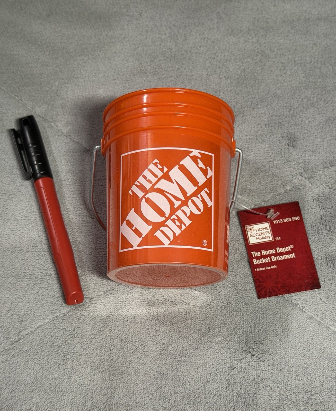 The Home Depot Mini Bucket Christmas Ornament 2026 FAST SHIPPING 🎄