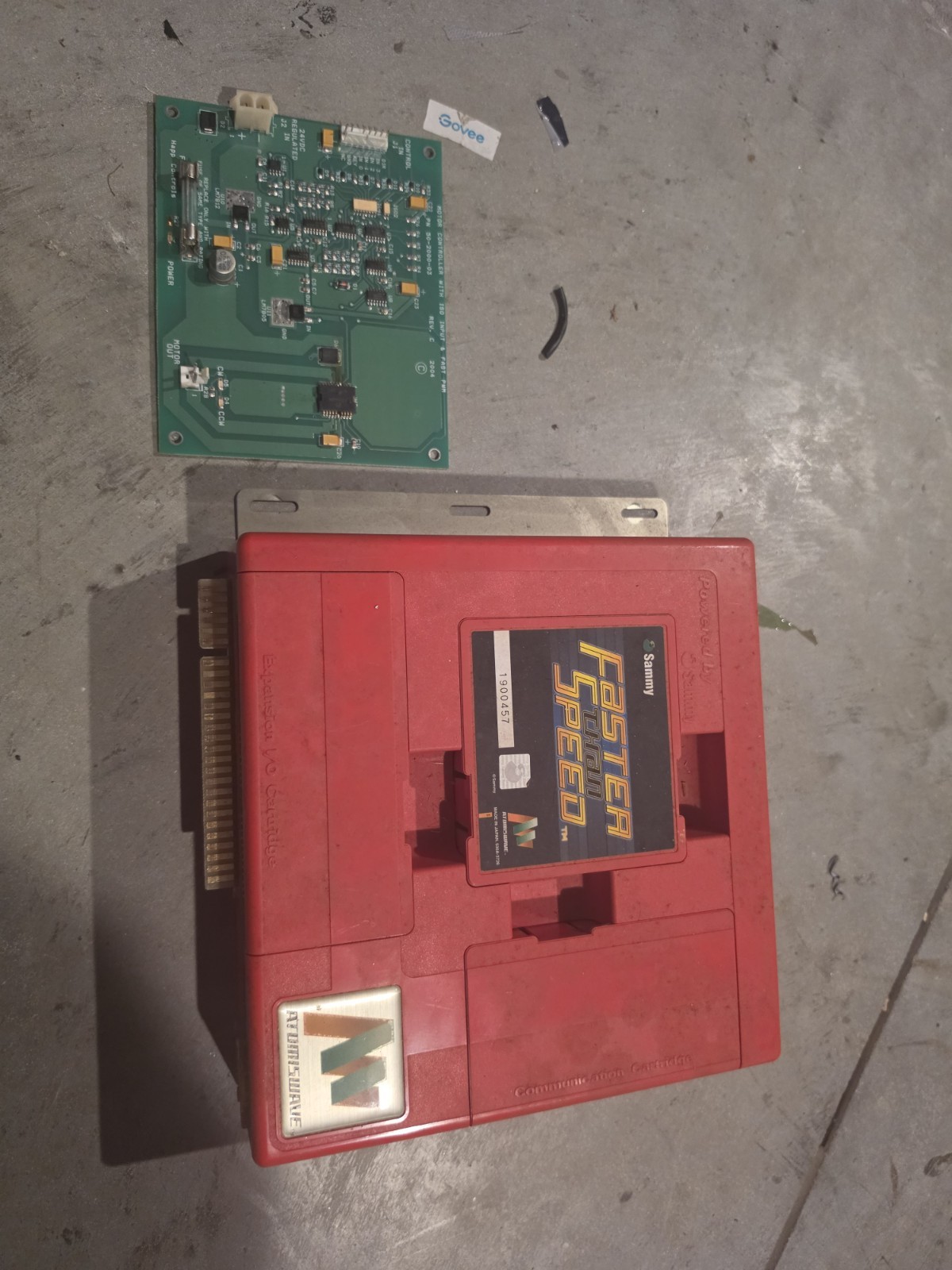 FASTER THAN SPEED ATOMISWAVE Mother Board Arcade Game PCB (GAME INCLUDED IT)