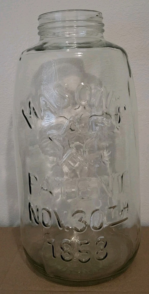 VTG • Mason's Patent Nov 30th 1858 • Star/Eagle • Large 18