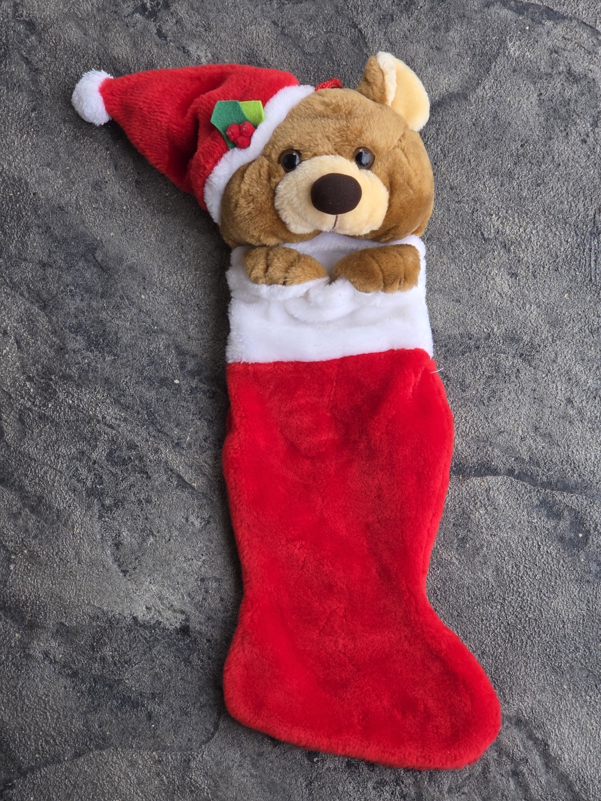 Vintage Teddy Sac Stocking Bear Plush - 24