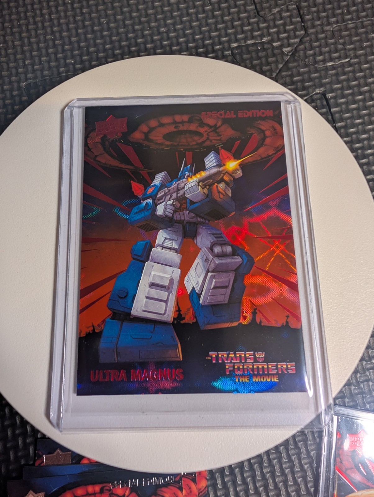 2026 Upper Deck Transformers The Movie 40th Ultra Magnus Red Foil 0636/1986