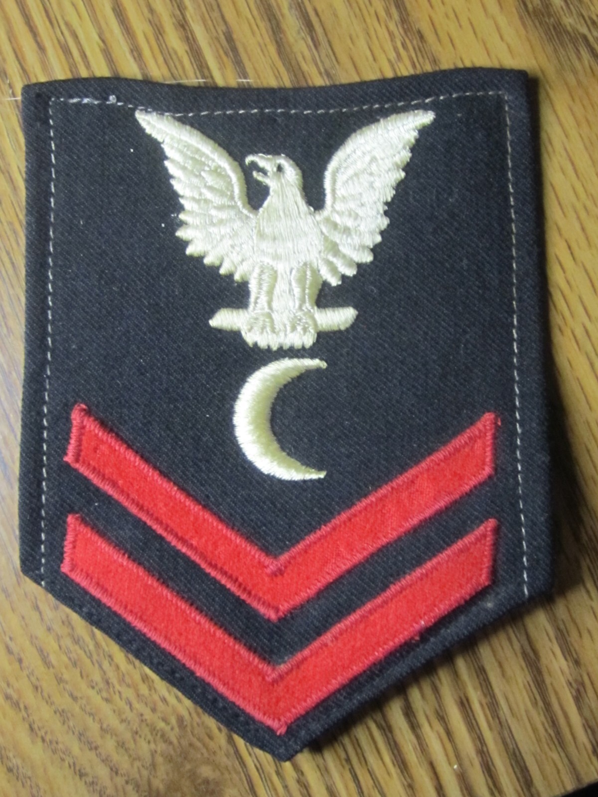 POST WWII U.S. NAVY 2c SHIP'S COOK, BAKER OR STEWARD RATE, NO GLOW, CUT DOWN 1C