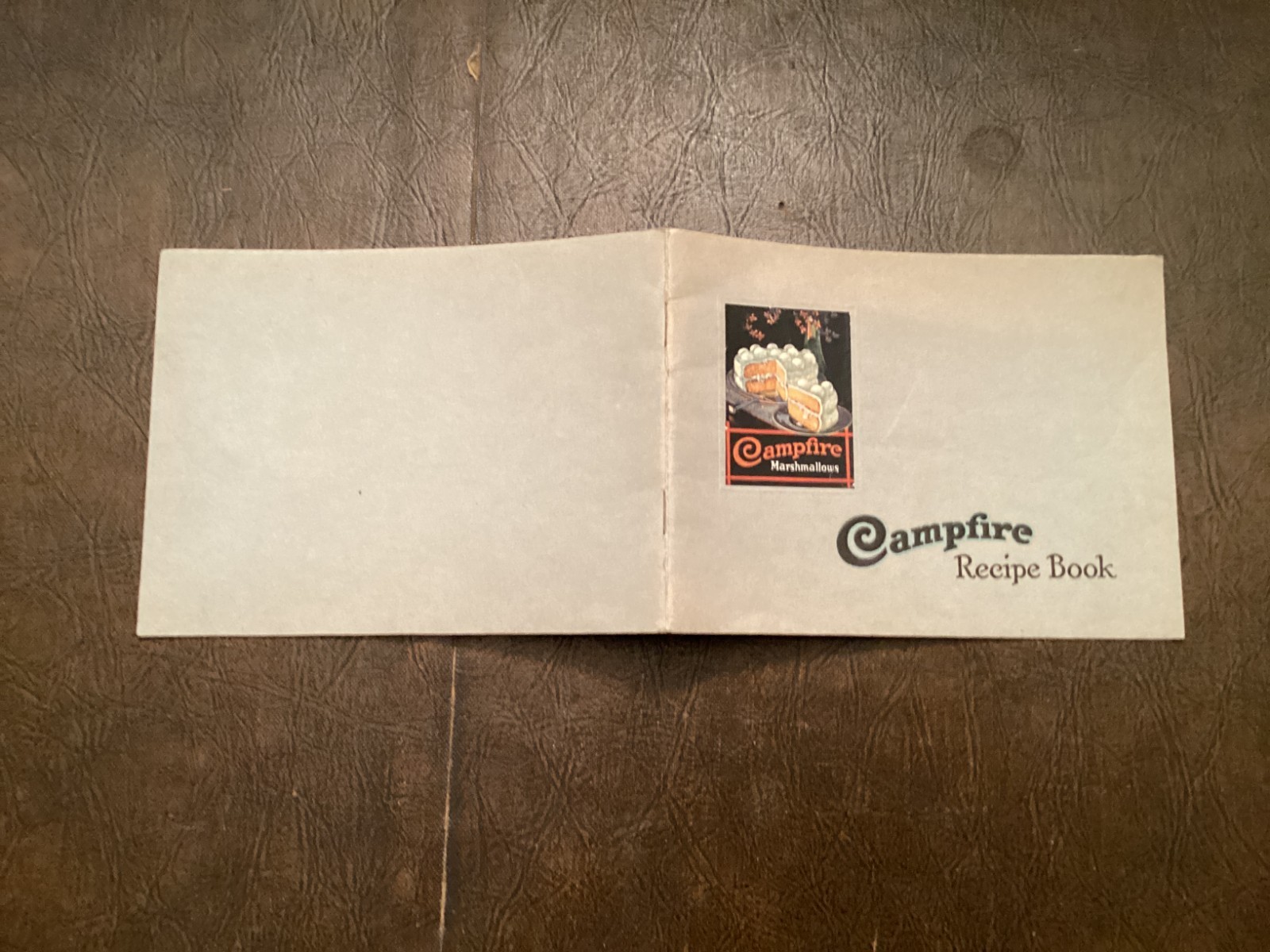Antique Ephemera Campfire Marshmallows Recipe brochure