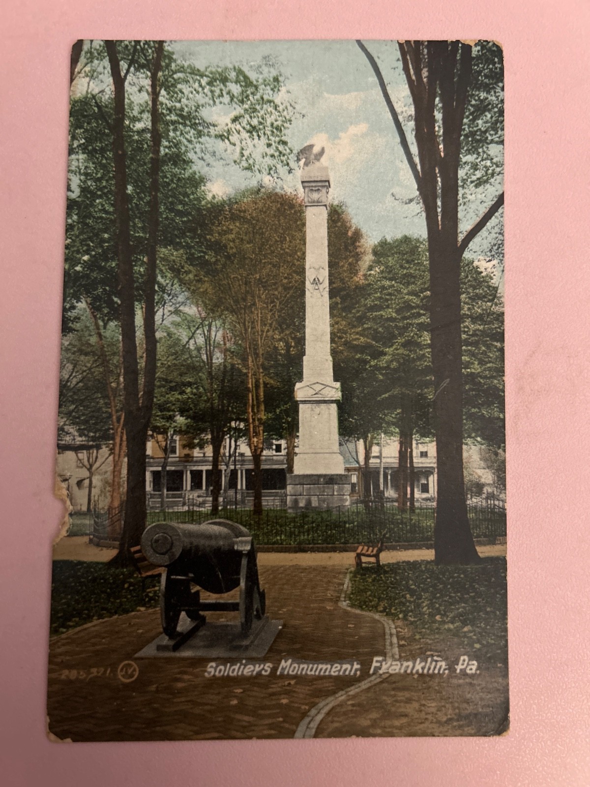 1911 soldiers monument, Franklin PA