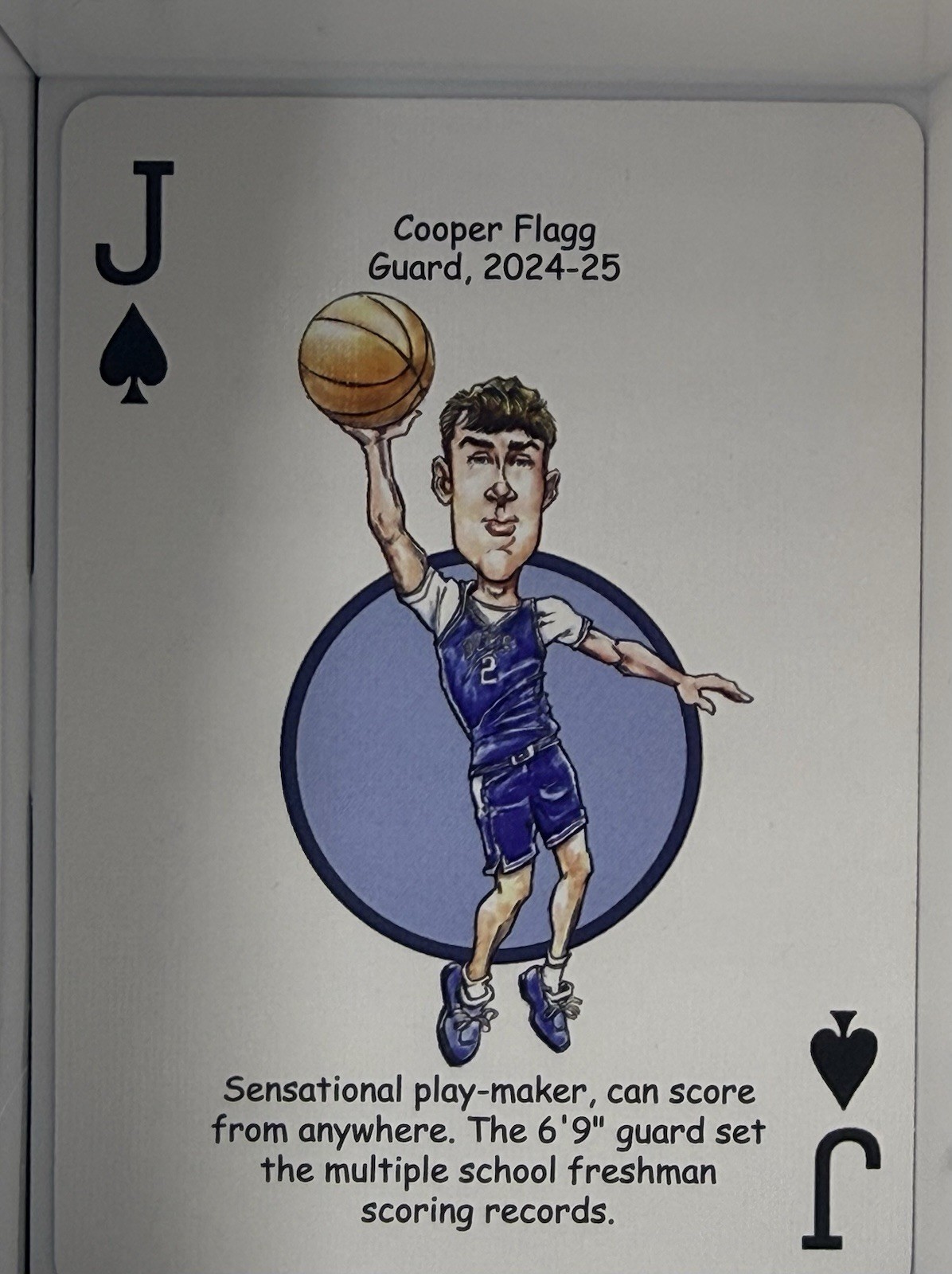 2025 Hero Decks Jack of Spades Cooper Flagg