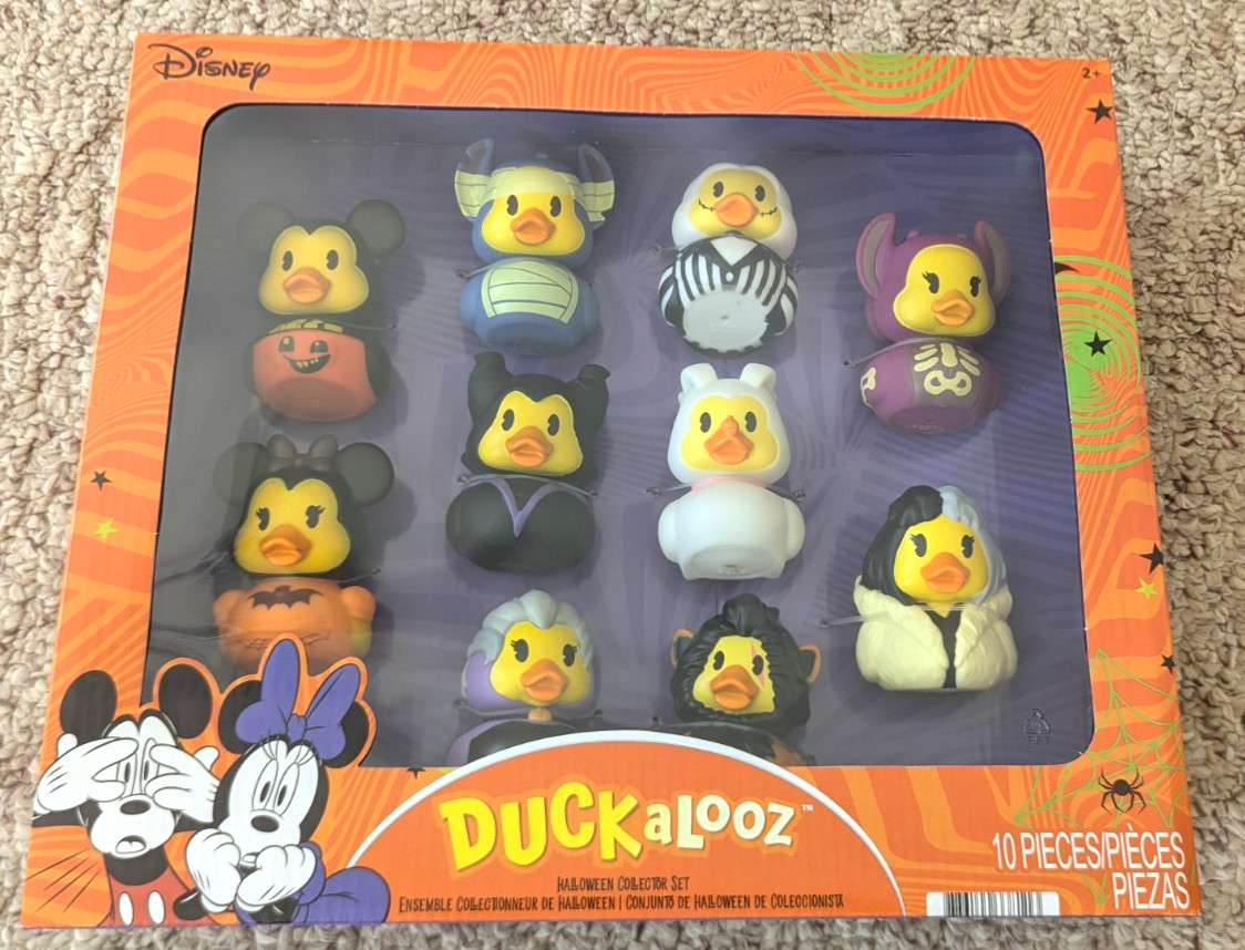 2026 Disney Halloween Duckalooz Multipack Of 10 Ducks Set Mickey Minnie NEW