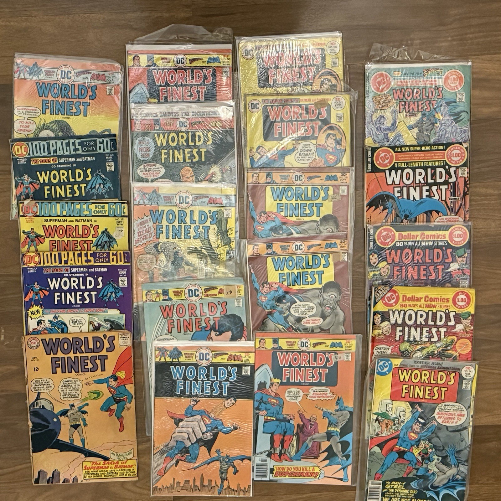 World’s Finest Comics Lot 20 DC Superman Batman #153 224-272 100 Page Dollar