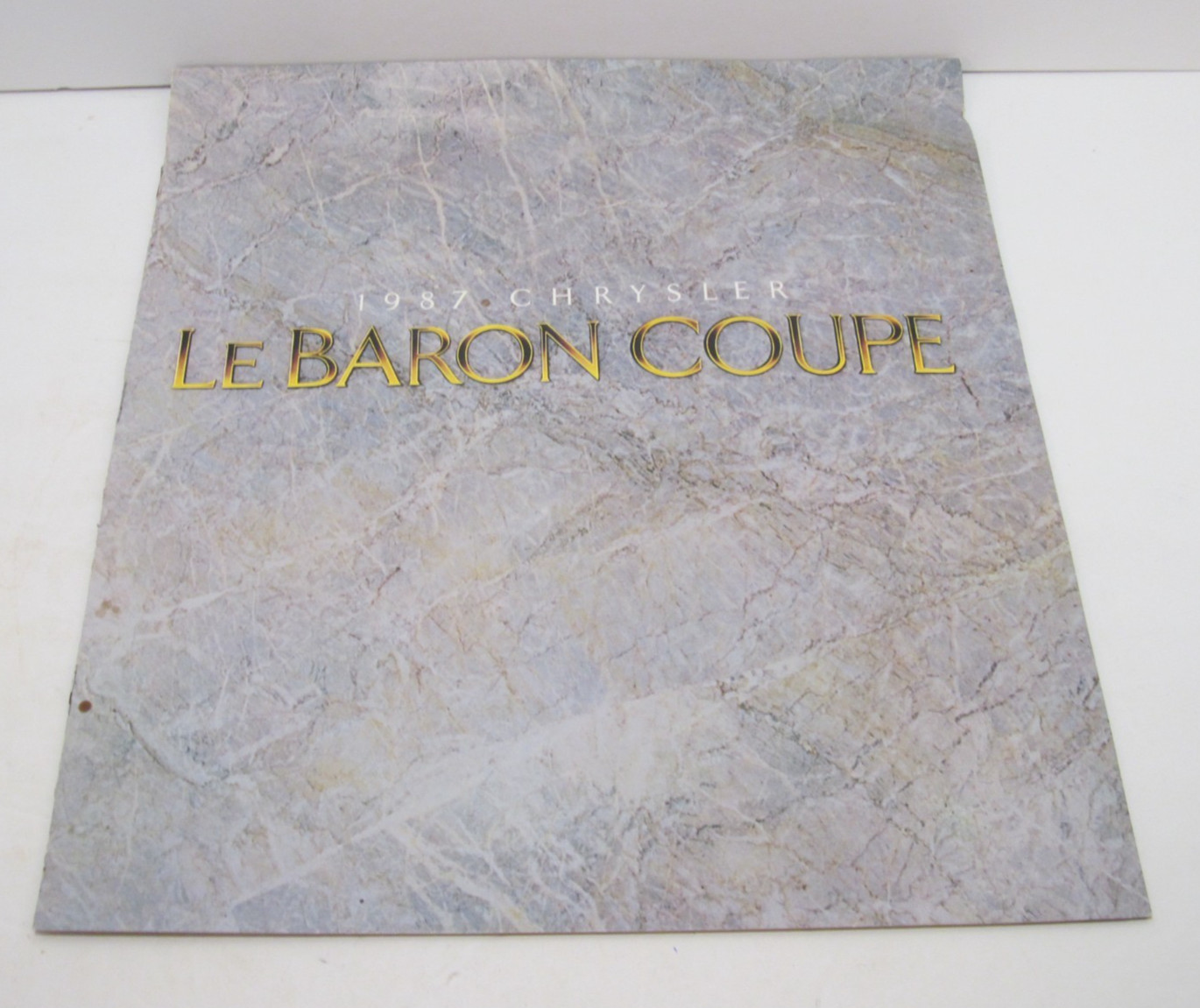 1987 Chrysler LeBARON COUPE Dealer Catalog