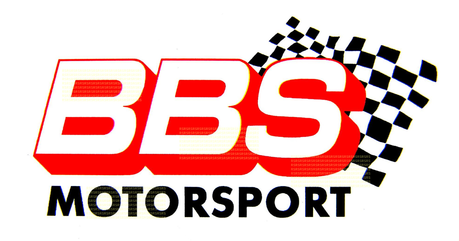 BBS Sticker 75mm length | toolbox, car window, laptop Set of 2 Stickers