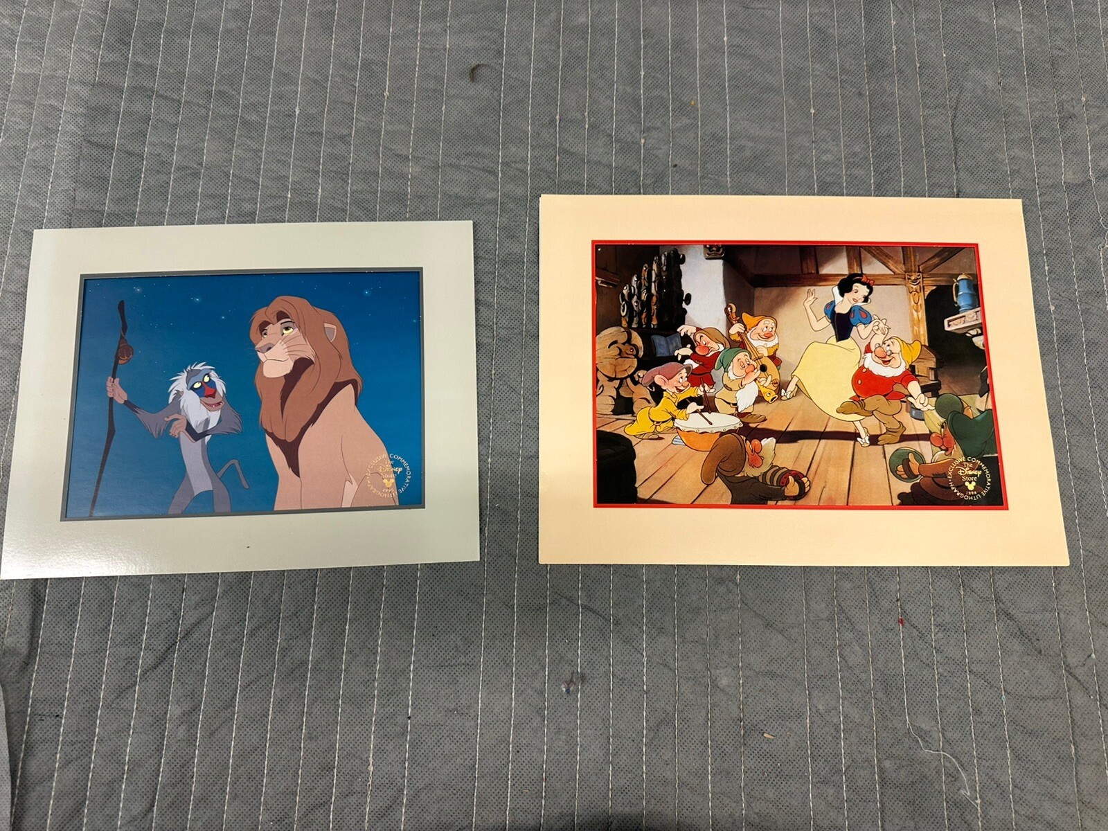 Set of two Lithography Walt Disney
