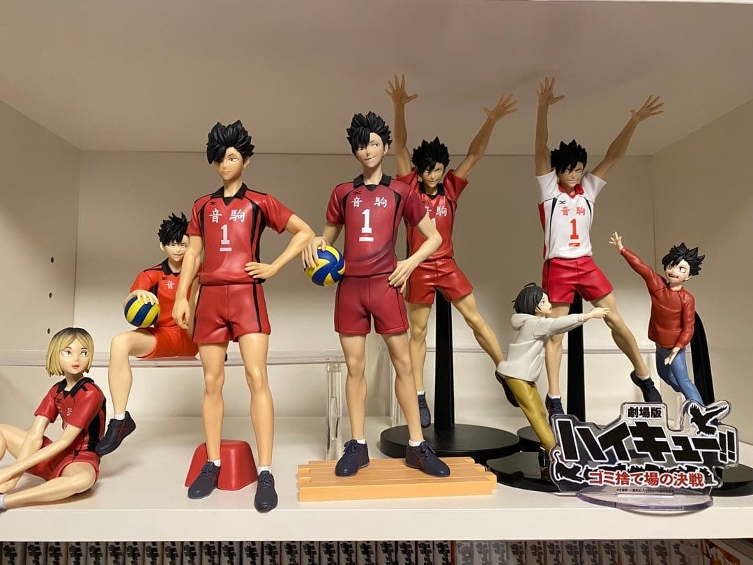 Haikyuu Figure Lot 8 Pieces Kuroo Tetsurou Kozume Kenma Collectible Anime