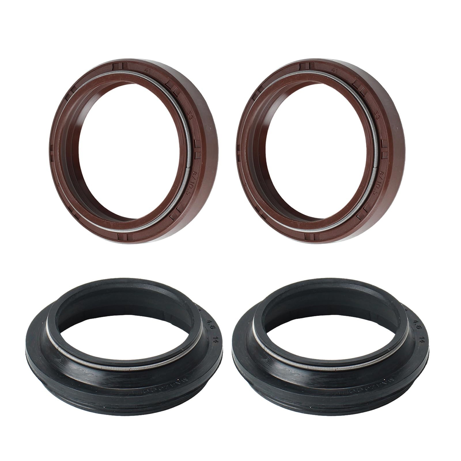 Universal Fork Oil Seal & Dust Seal Compatible with Harley Honda Kawasaki Bmw Su