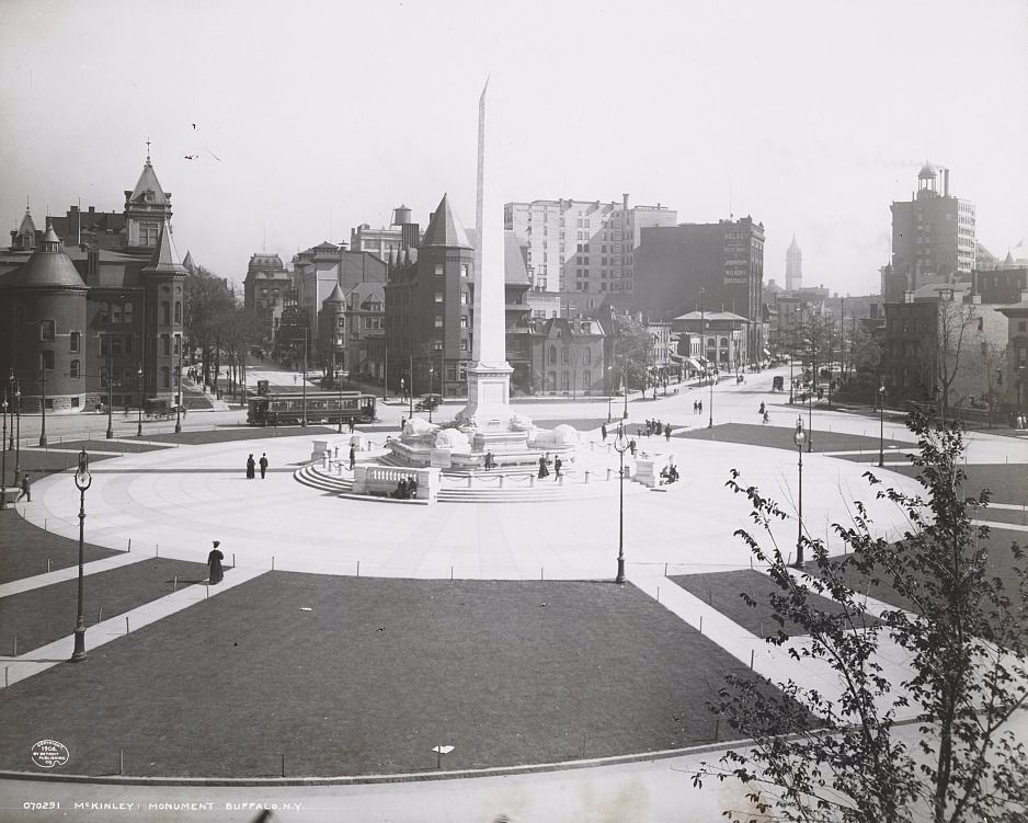 Memorial to President William McKinley in Buffalo New York 1908 New 8x10 Photo