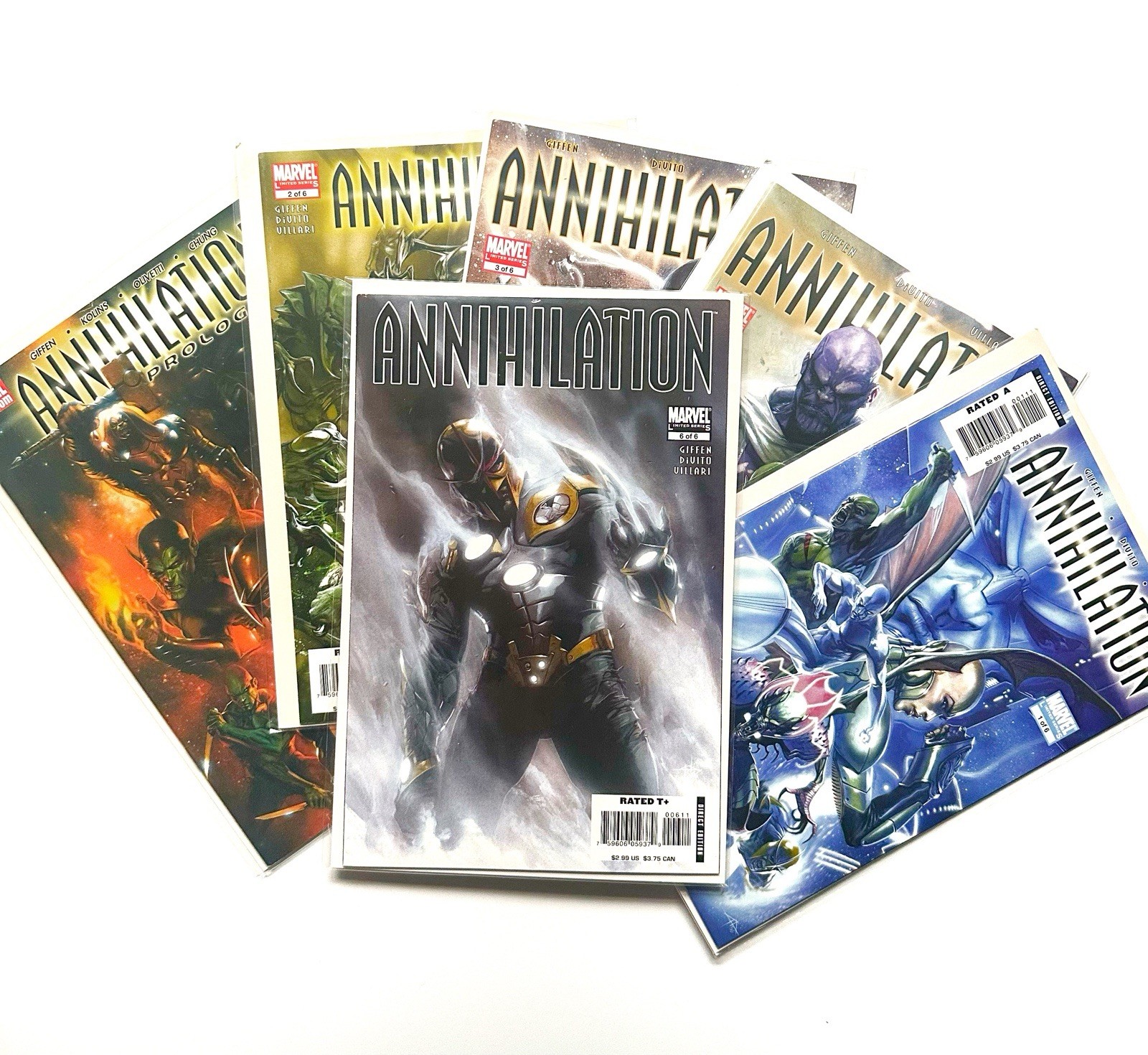 ANNIHILATION #1-6 & PROLOGUE MARVEL 2006