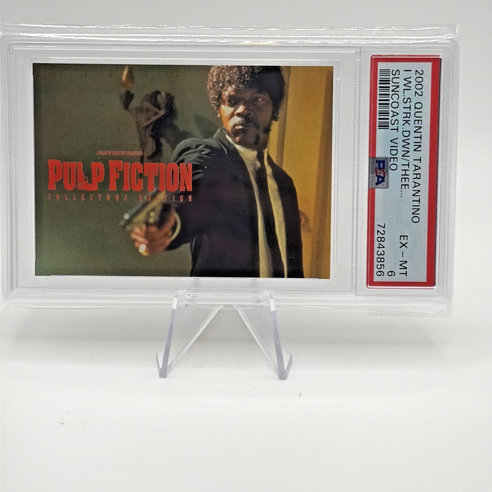 Pulp Fiction 2002 Suncoast Promo Jules Samuel L. Jackson PSA 6 Pop 4 Rare Pulp Fiction 2002 Suncoast Promo Jules Samuel L. Jackson PSA 6 Pop 4 Rare