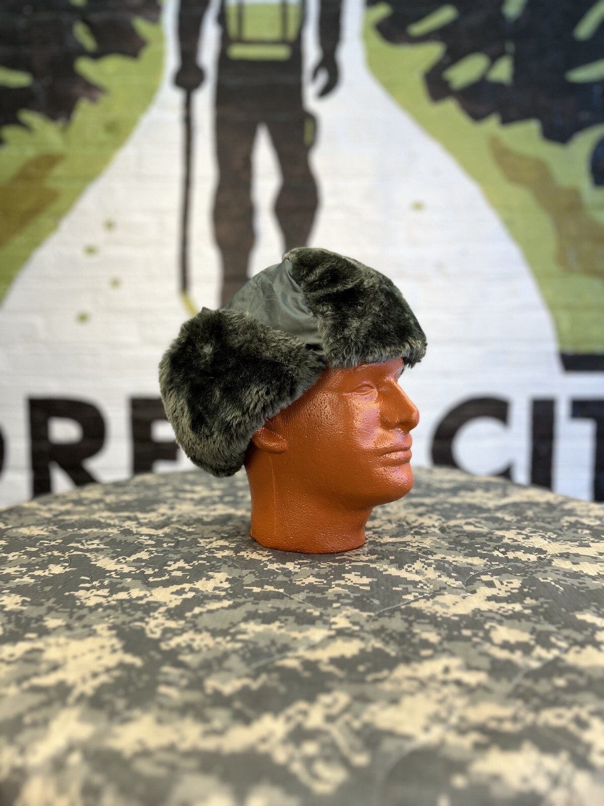 Excellent - Medium - Winter Flyer's Helmet Liner B-9B US Military Air Force Hat