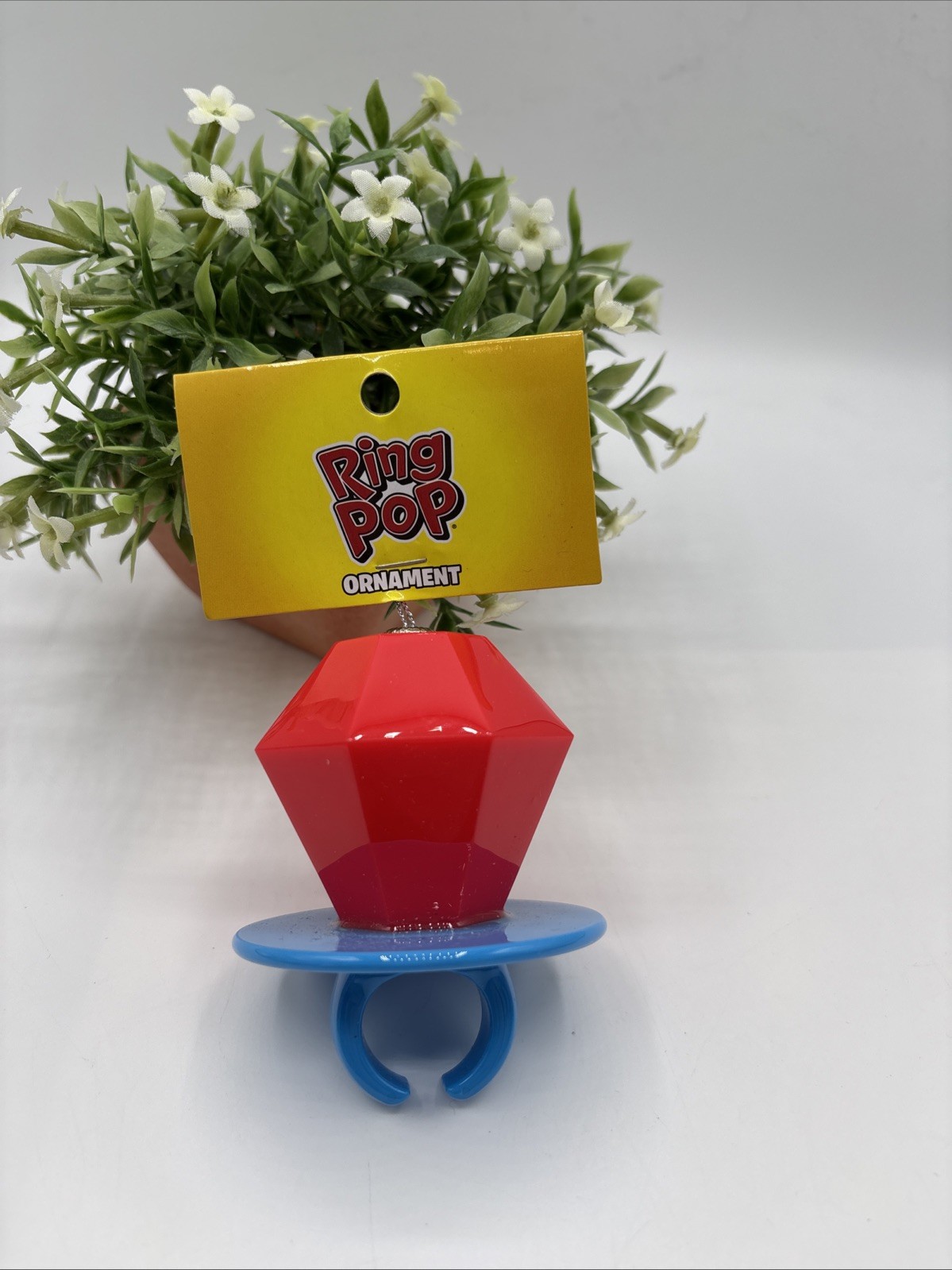 Ruz Ring Pop Large Plastic Ornament Novelty Candy Funny Gift 3.23\