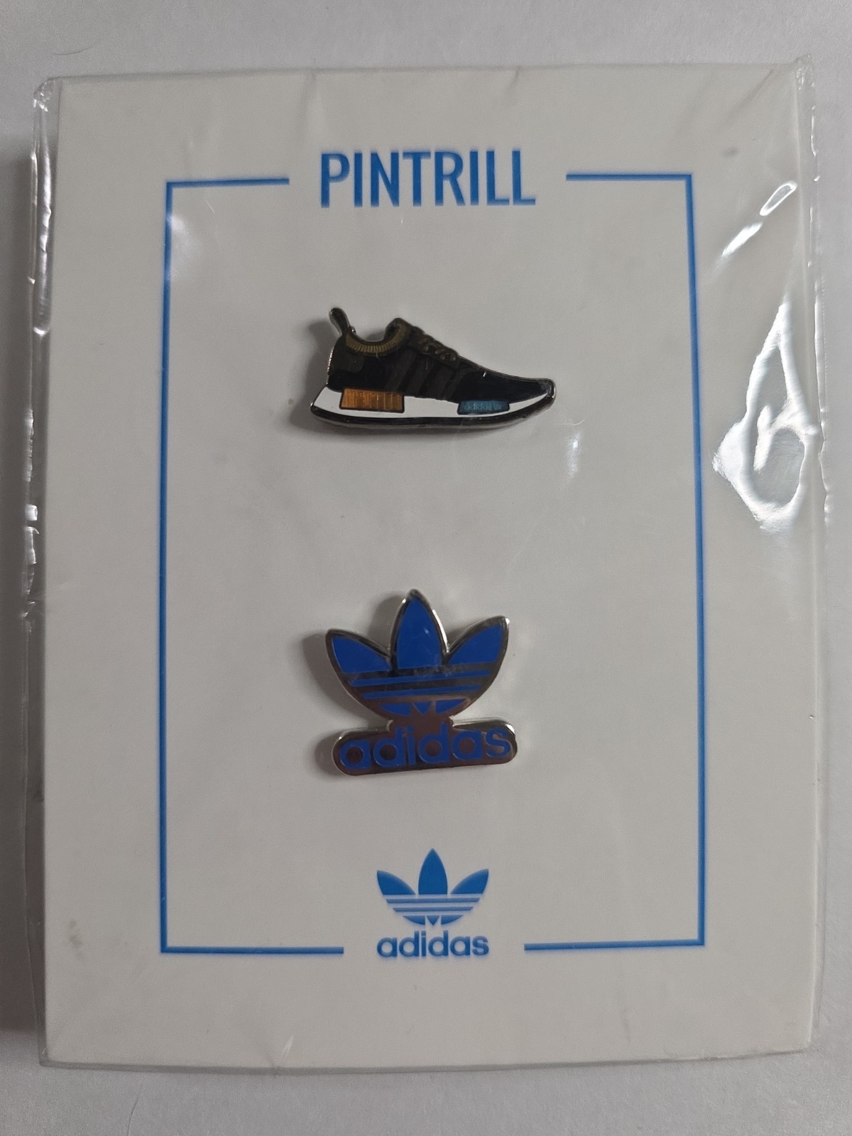 Pintrill x Adidas NMD and Trefoil Logo Collector Pin Set Complexcon Pintrill x Adidas NMD and Trefoil Logo Collector Pin Set Complexcon