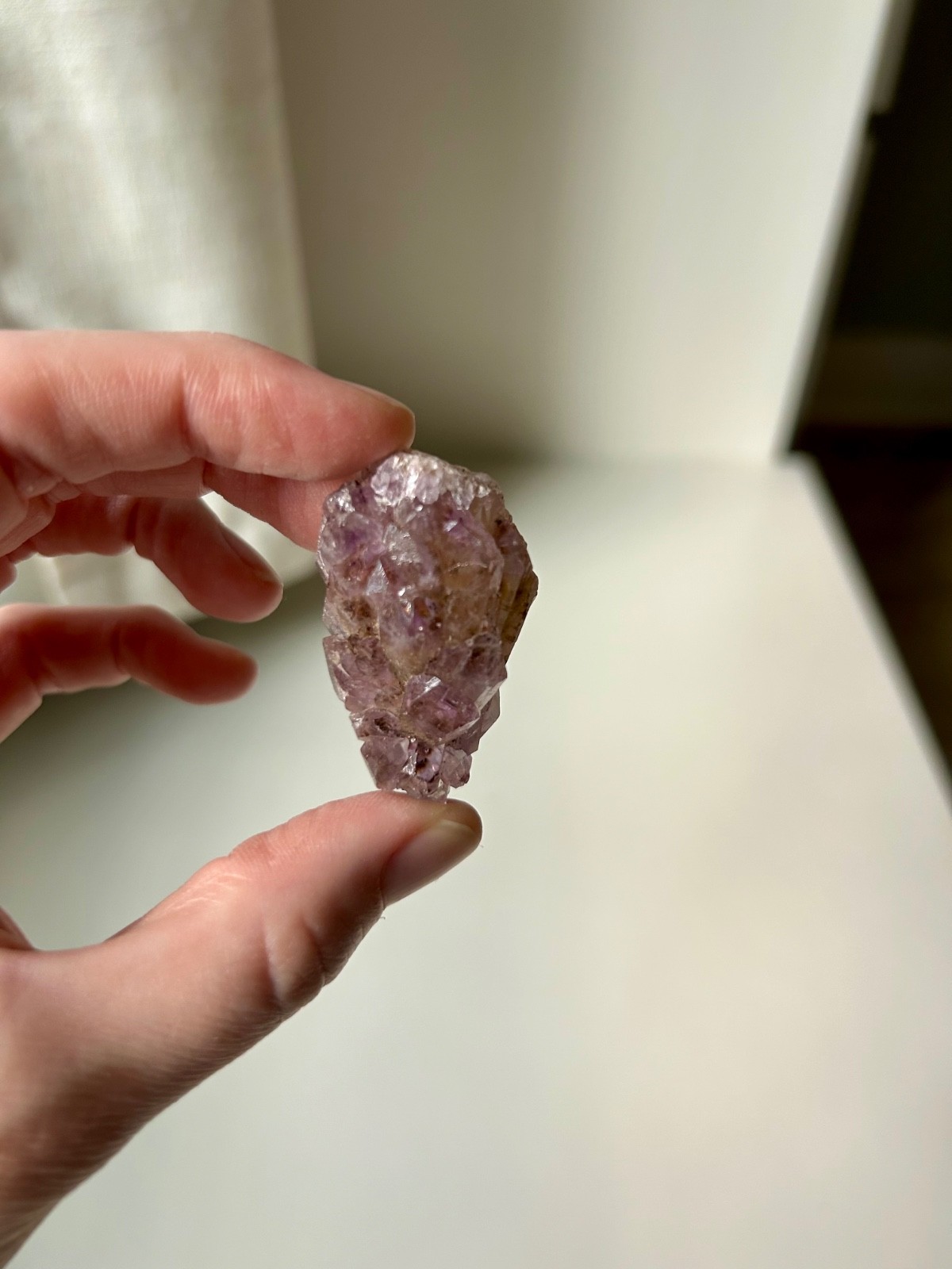 Stunning Small Elestial Amethyst Specimen 36g 1.75 Inches