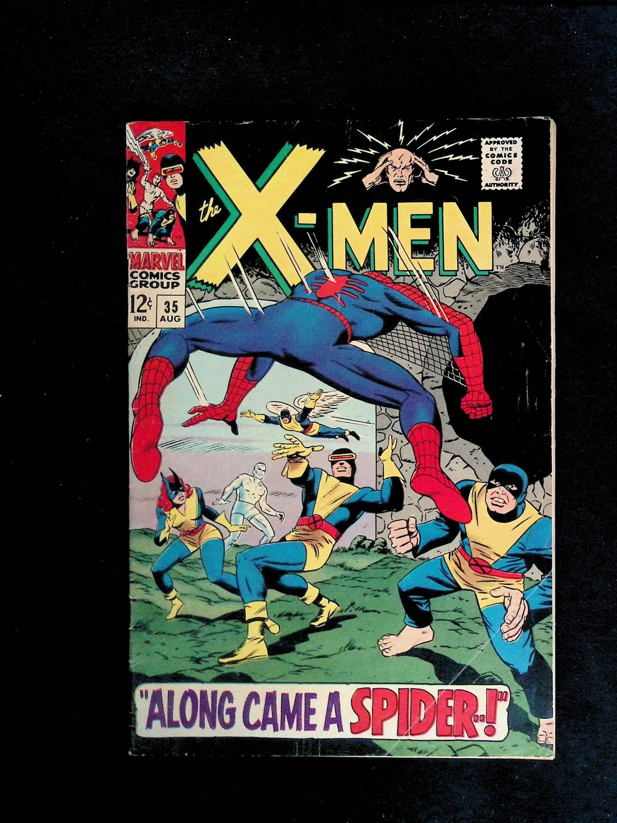 1967 X-Men 35 Spider-Man appearance Marvel