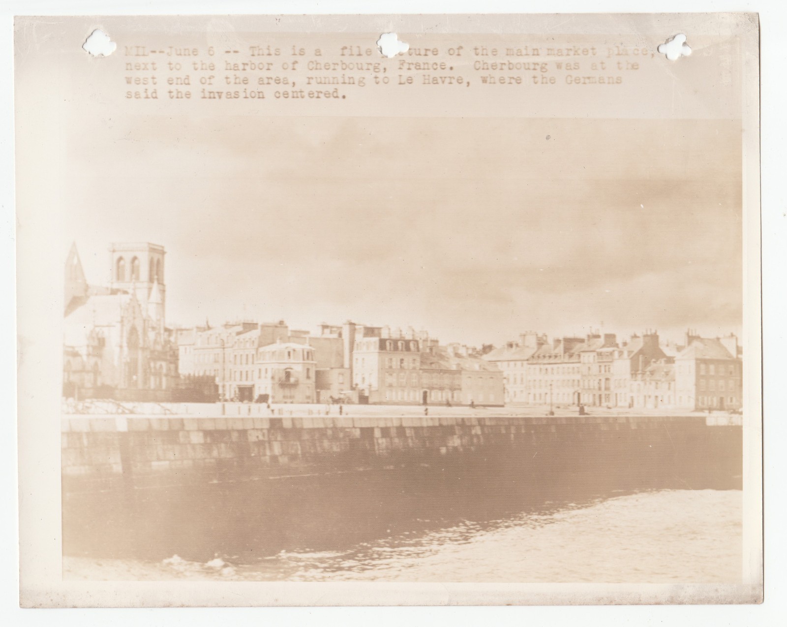 Cherbourg Le Havre France Americans Landing 1944 Original Press Photo WWII